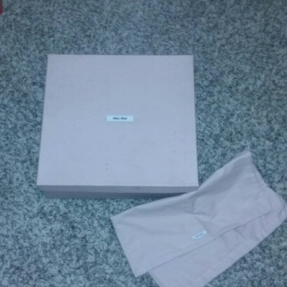 Miu Miu Dust bag and box